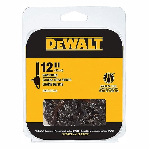 Cadena de motosierra DEWALT DWO1DT612 para 20 V MAX inalámbrica de 30 cm