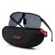 thumbnail image 4 of POLASUP GAFAS LENTES DE SOL Gafas de sol deportivas con montura negra y lentes oscuros, diseño moderno y protección UV. Ideales para ciclismo, correr y actividades al aire libre, 4 of 8