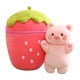 thumbnail image 3 of Lindo Flip Fresa A Animal Peluches Hogar Decorativo Para Ni?os Ni?as Ni?os 30cm Cerdo, 3 of 5