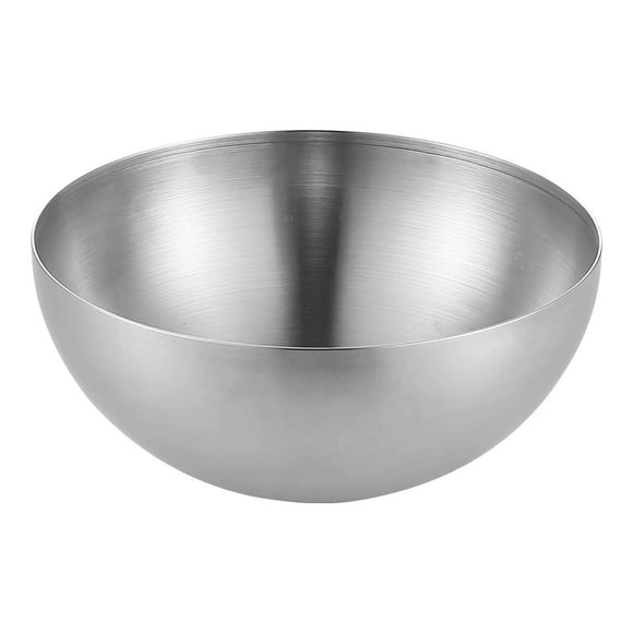 XmhyTop Bowl de Mezcla de Acero Inoxidable 25 cm - Color Plata, Ideal para Cocina y Repostería