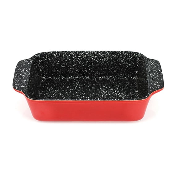 Fuente De Cerámica Para Horno 1L Trento 24.5X14.5X5 Cm Rojo