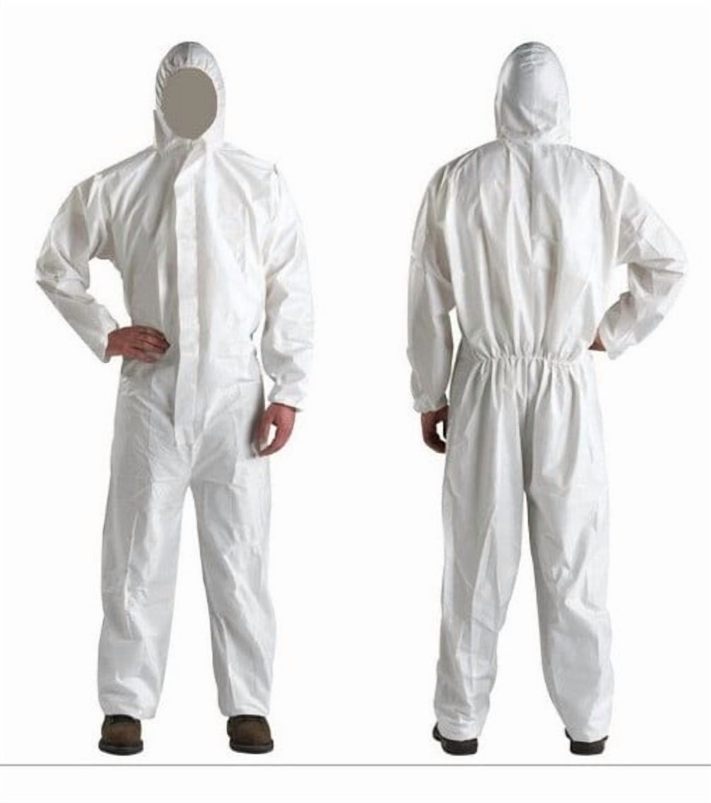 Steel Pro - Buzo Desechable Blanco Con Cierre Xl (Unidad)