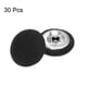 thumbnail image 3 of Uxcell 30pcs 24L Botón Cubierto de Tela de 15mm con Vástago Metálico Redondo para Trajes, Vestidos, Blusas, Negro, 3 of 6