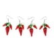 thumbnail image 2 of 2 Pares De Pendientes Colgantes De Pimienta De Chile De Racimo De Cristal Para Fiesta De Noche, 2 of 3