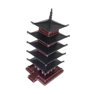 Ioensy - Escultura De Pagoda En Miniatura, Decoración Para Pecera, Estatua De Jardín De Mini Pagoda Antigua