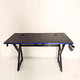 thumbnail image 4 of Mesa para trabajos pesados uso industrial 120 cm azul patas de fierro, 4 of 5