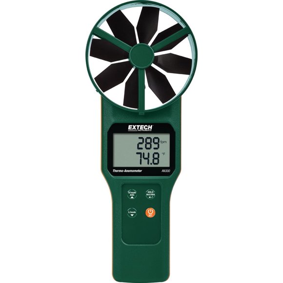 Termoanemómetro Extech AN300 de Velocidad del Aire y Caudal