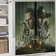 thumbnail image 5 of Los muertos vivientes-theme 4-Piece Shower Curtain Set with Rugs, Waterproof Bathroom Decor Set Includes Bath Mat, U-Shaped Rug, Toilet Lid Cover and Curtain with Hooks, 5 of 6