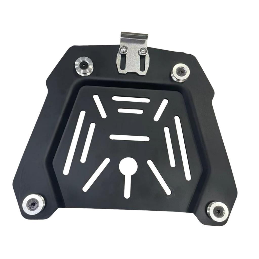 Magideal - Portaequipaje Trasero Para Motocicleta Con Bastidor Para Equipaje Soporte De Baúl Y Base De Instalación Rápida En Acero Al Carbono Adecuado Para Despl Se Adapta A Entre 36l Y 45l