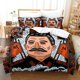 thumbnail image 1 of Russian Comrade Joseph Stalin Portrait Bedding Set Bed Set Aldult Kid Bedroom Duvetcover Sets, 1 of 5