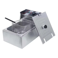 Genérico - Freidora Eléctrica Yonsa Capacidad 6.5L En Acero Inoxidable