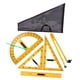 thumbnail image 3 of Reglas De Geometría Matemática, Herramienta De Dibujo De Geometría Matemática Para Pizarra De Oficina Escolar, 5 Uds., 3 of 5
