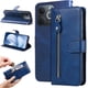 thumbnail image 3 of Funda con Cremallera para Realme Narzo 80 Lite 4G, Carcasa Cartera de Cuero PU con Soporte y Tarjetero, 3 of 5