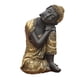 thumbnail image 3 of Estatua De Buda Sentado En La Rodilla, Decoración Rústica De Buda Para Sala De Estar, Izquierda Religiosa, 3 of 3