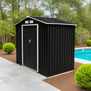 Igpro - Bodega De Jardín Negra 2.44 Mt2 195×125