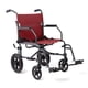 thumbnail image 1 of Silla de transporte Medline Basic de acero con brazos completos, 12 ruedas, 1 of 6