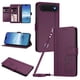 thumbnail image 1 of Funda Cartera Trébol para iPhone Air con Ranuras Tarjetas y Carga Inalámbrica Violeta, 1 of 6