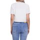 thumbnail image 3 of INSPIRE CHIC Chaqueta de punto de tweed para mujer de regreso a clases, manga corta, cuello redondo, cárdigan corto, blanco, talla S, 3 of 6