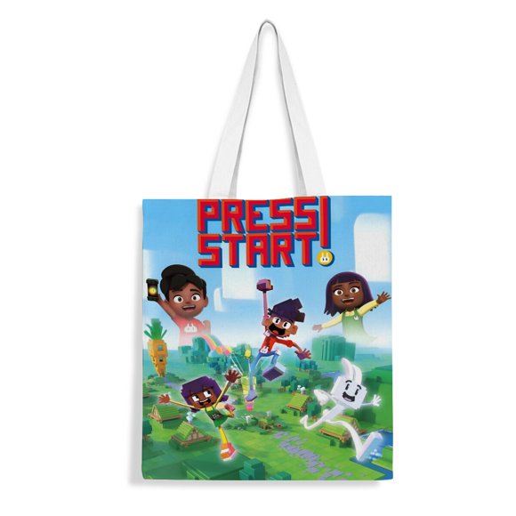 Cartera de Tela Desmarcar Press Start 35 x 40 cm