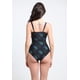 thumbnail image 2 of Traje De Baño Reductor Estampado Negro L, 2 of 3