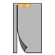 thumbnail image 1 of Puerta mosquitera magnética Yotache 32"x80" reversible en negro, 1 of 8