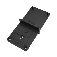 Ioensy - Bisagra Abridor De Agujeros Guía Localizador Accesorio Medida 3.3X1.6X0.8 Pulgadas Práctico Negro