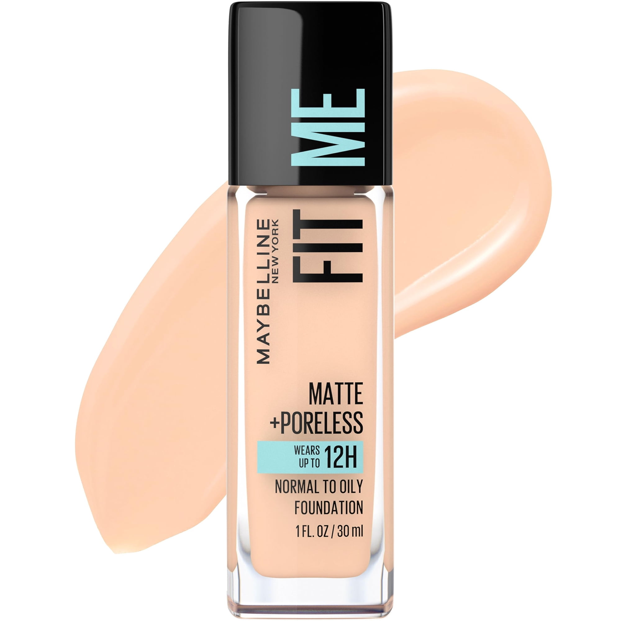 Base De Maquillaje Maybelline Fit Me Matte + Poreless Ivory, 30 Ml