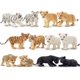 thumbnail image 2 of Set de juguetes con figuras de animales Toymany Safari 12 para niños pequeños, 2 of 9