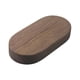 thumbnail image 4 of Base De Madera DIY Material Liso Para Colecciones De Muñecas En Miniatura Adorno De Coche Marrón Oscuro S, 4 of 5