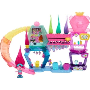Set De Juego Mattel Dreamworks Trolls Mount Rageous Con Queen Poppy