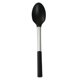 thumbnail image 1 of Cuchara Acero - Silicona 1 Pieza Negro - Plateado, 1 of 3