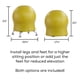 thumbnail image 3 of Silla de béisbol Safco Zenergy Active Seating Anti-Burst Green, 3 of 3