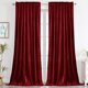 thumbnail image 1 of Cortinas Benedeco de Terciopelo Térmico Burdeos 132x213 cm 2 unidades, 1 of 7