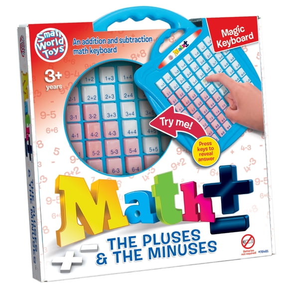 Teclado educativo de matemáticas Small World Toys de sumas y restas