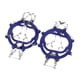 thumbnail image 4 of Tacos De Hielo Crampones Tracción Simple Invierno Hielo Nieve Grips 10 Dientes Blue_L, 4 of 5