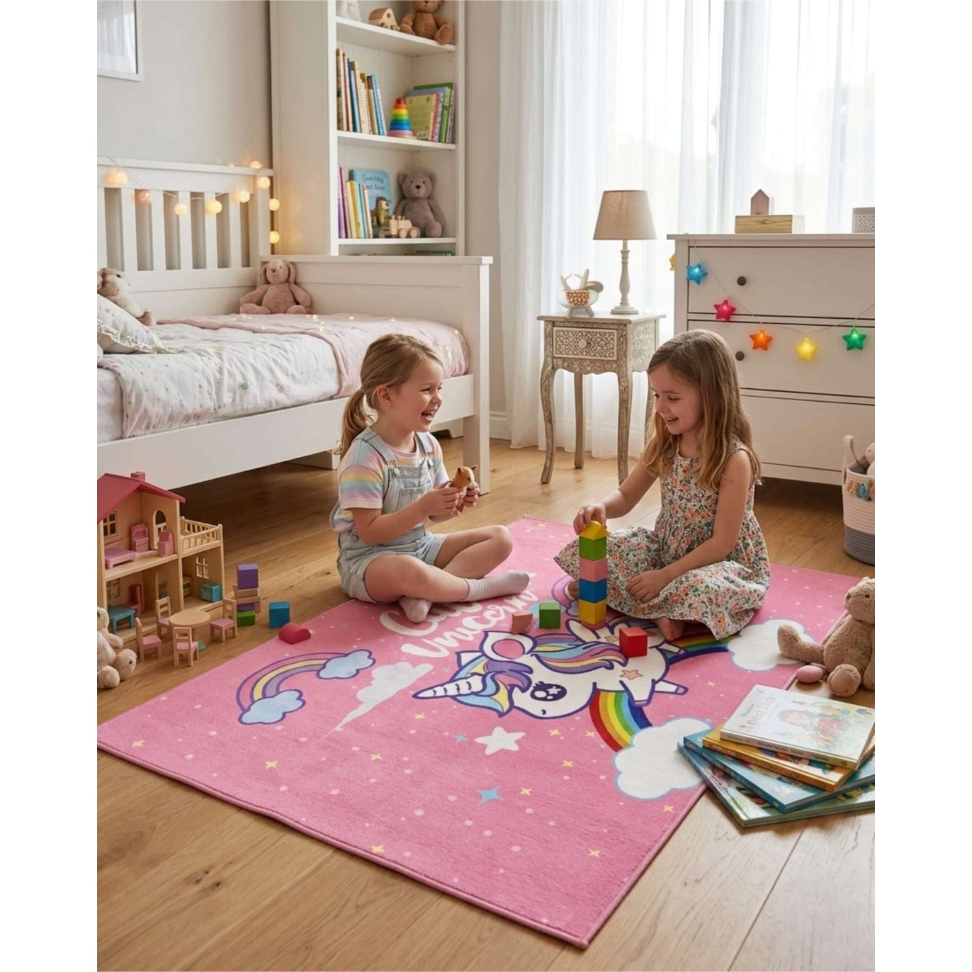 Mylhogar - Tapete De Juegos Infantil Antideslizante De 120x180cm