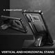thumbnail image 4 of Funda Dexnor para Samsung Galaxy Note 10+ Plus con soporte, color negro, 4 of 7