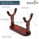 thumbnail image 5 of Soporte para Shofar HalleluYAH de Madera – Fabricado en Israel, 5 of 6