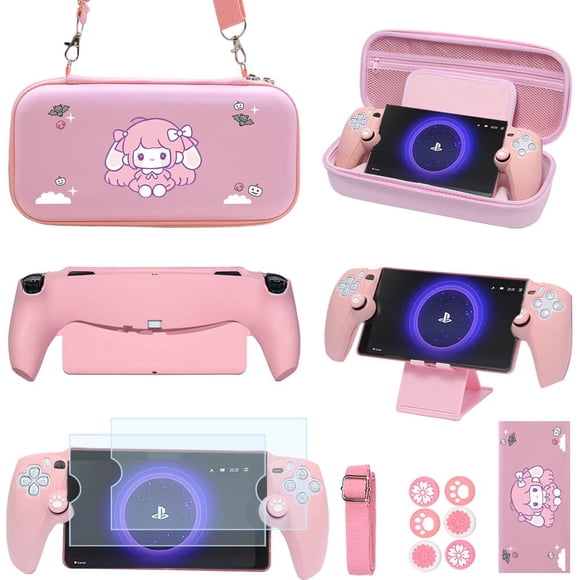 Set de Accesorios YOOWA para PS Portal - Rosa 12 en 1