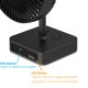 thumbnail image 5 of Ventilador de escritorio Hiree con puerto de carga USB de 17 cm, 2 velocidades, 5 of 7