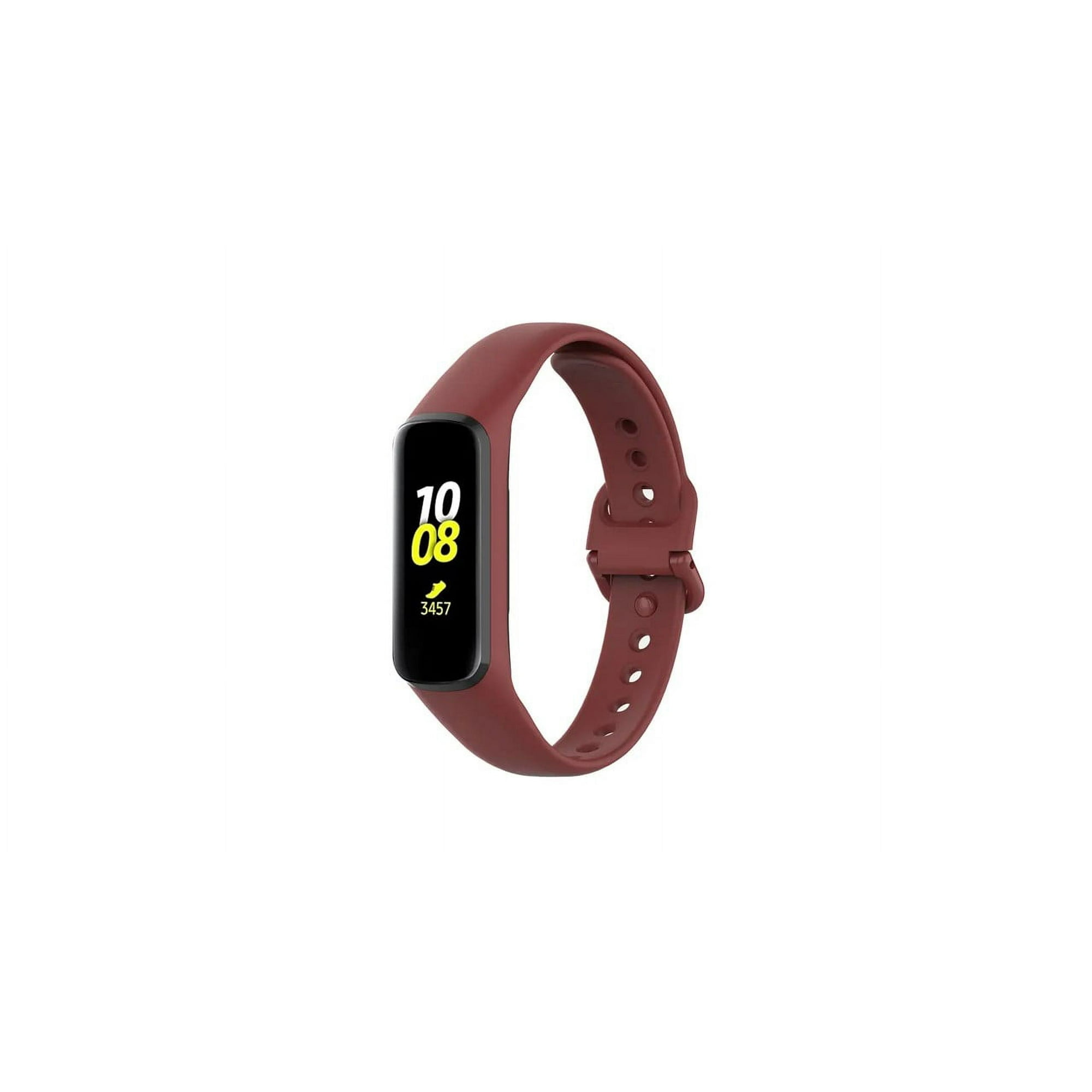 Genérico - Correa Compatible Con Samsung Galaxy Fit 2 R220 / 20mm Vinotinto