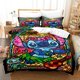 thumbnail image 1 of Stitc-h 3 Pcs Comforter Set with 2 Pillowcases,Sti-tch Bedding Set Sheet Set for Kids Adults,All Season Lightweight, 1 of 5