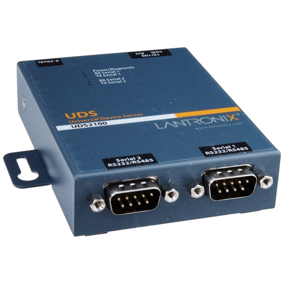 Servidor de dispositivos Lantronix UD2100001-01 de 2 puertos RS-232/422/485