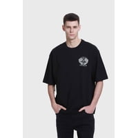 Fashionspark - Polera Hombre Doble Print Negro - Vi