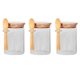 thumbnail image 1 of Set 3 Frasco Contenedor Hermetico 700mL 15cm Redondo Cuchara, 1 of 3