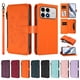 thumbnail image 3 of Funda Cartera Mariposa para [Xiaomi Poco F8 Pro] con Soporte y Cremallera Naranja, 3 of 6