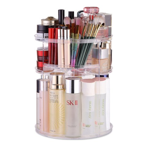 Genérico - Cosmetiquero Maquillaje Giratorio 360° Tocador Lau