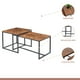 thumbnail image 3 of Mesa de centro doble rectangular - Madera clara, 3 of 4