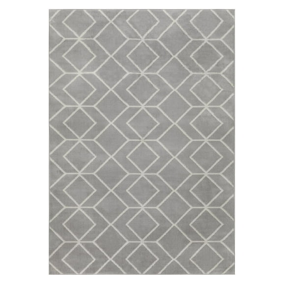 Alfombra Kashan King Gris Claro 244 x 305 cm