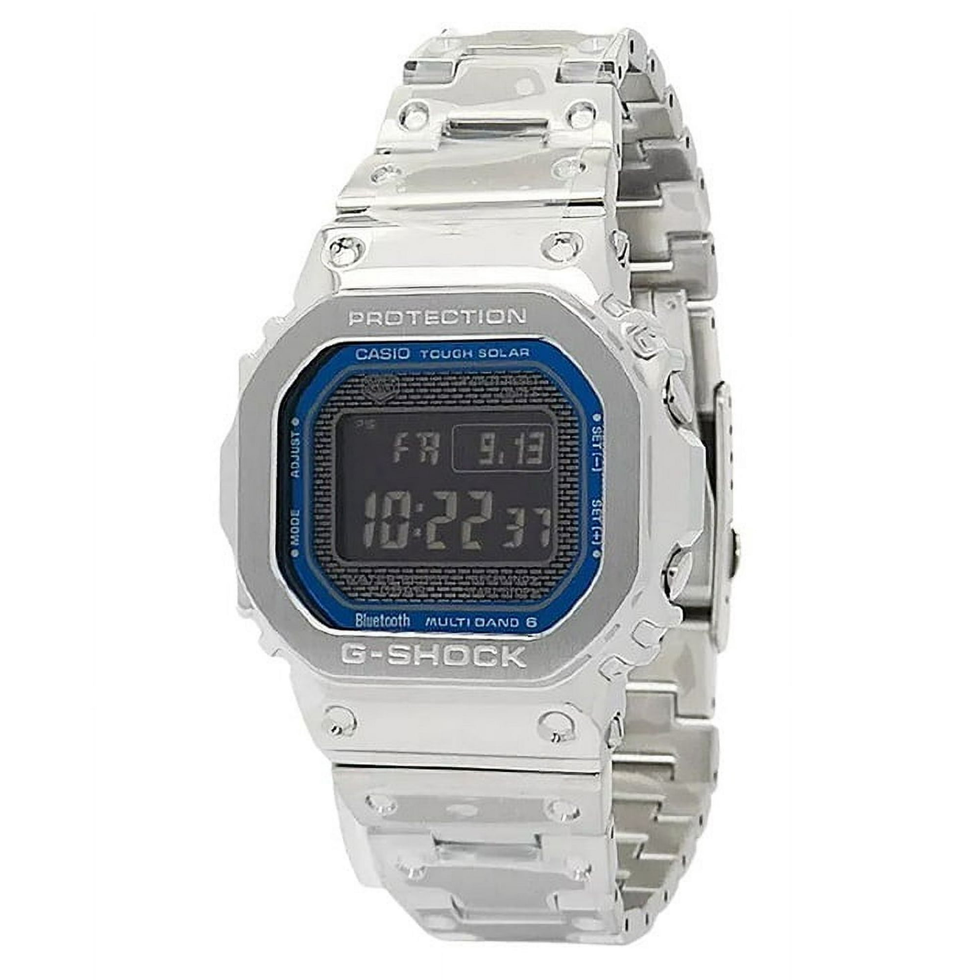 Reloj Casio G-shock Full Metal Digital Smartphone Link Stainless Steel Tough Solar Gmw-b5000d-2 200m Men's Watch